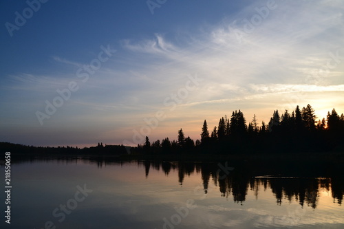 Astotin Lake at Sunset © RiMa Photography