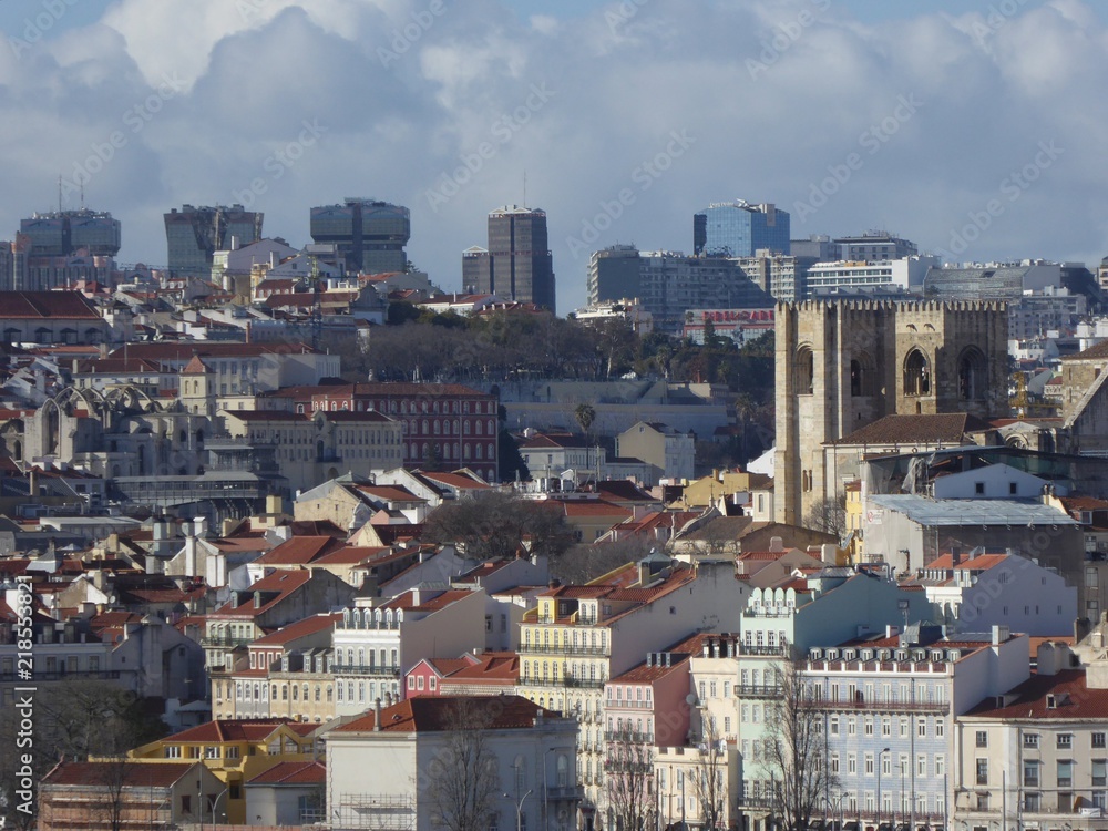 Lissabon  - Blick vom Tejo