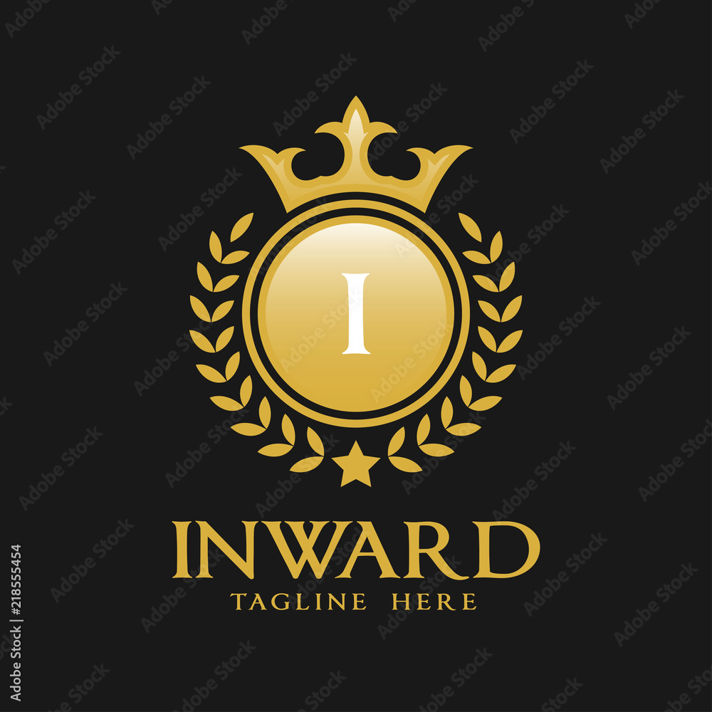 Fototapeta premium Letter i Logo - Classic Luxurious Style Logo Template