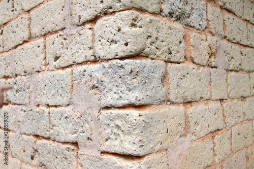 Adobe walls in an old building