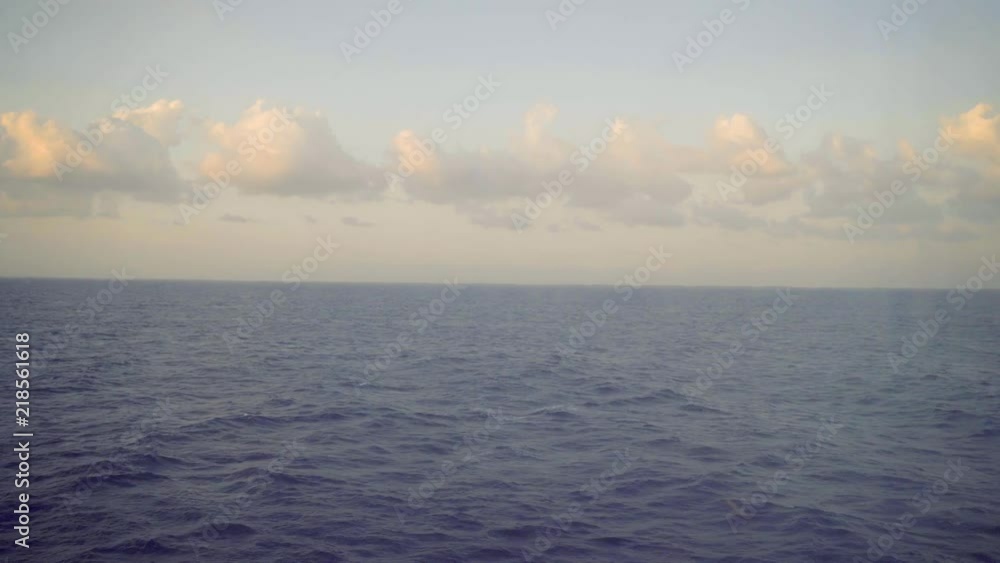 Ocean waves at sea in Carribean Ocean waves at sea in Carribean