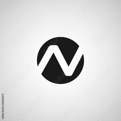 Initial Letter AV Logo Template Design