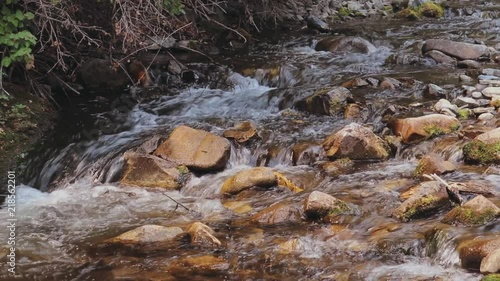Panning river shot
