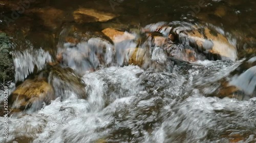 Panning river shot
