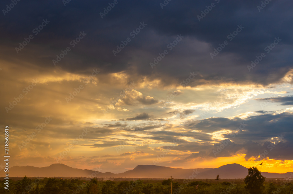 Sunset and clouds background scenery and magnificent canyons. Sunset and clouds background scenery and magnificent canyons.