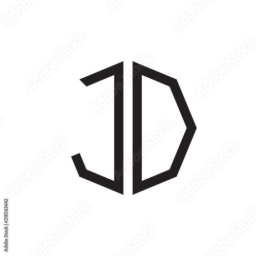 two letter JO octagon logo
