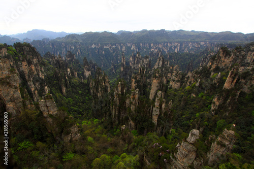 TianZi Mountain natural scenery