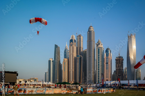 Photography Dubai Marina epic towers view and architecture from skydive Dubai