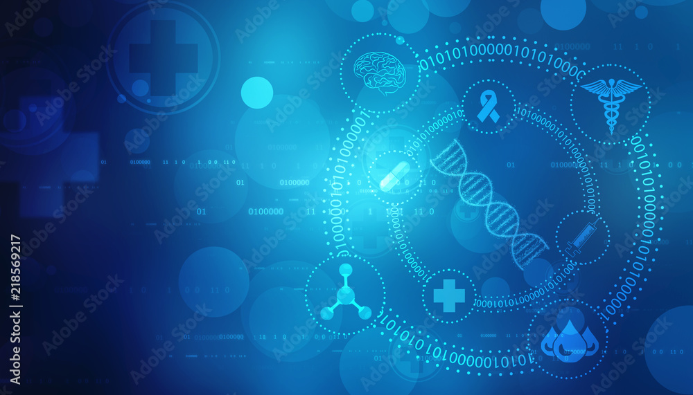2d render of dna structure, abstract medical background 2d render of dna structure, abstract medical background