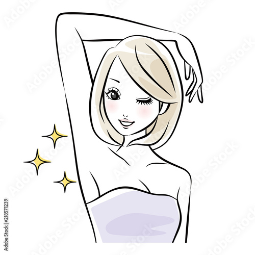 美容　ワキ