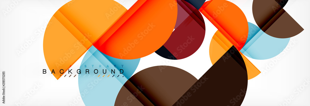 Circle abstract background, geometric illustration Circle abstract background, geometric illustration