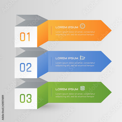 Sticker label colorful set