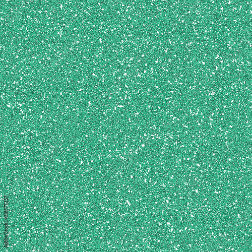An abstract illustration of a mint color glitter background designed with tiny white highlights
