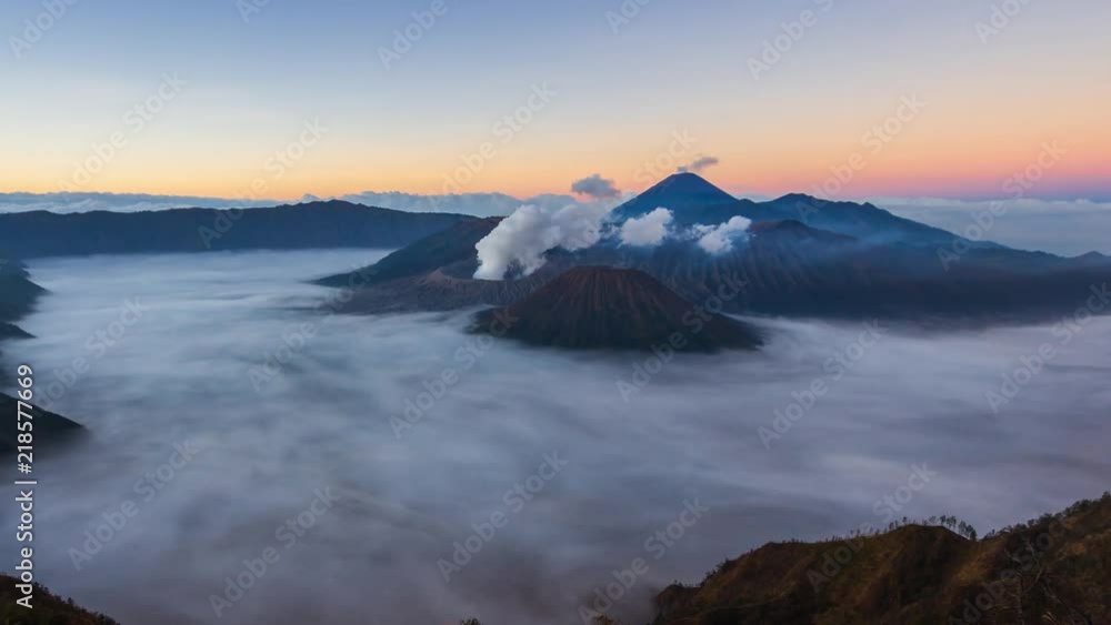 Bromo Volcano Sunrise Landmark Nature Travel Place Of Indonesia 4K Time Lapse (zoom out) Bromo Volcano Sunrise Landmark Nature Travel Place Of Indonesia 4K Time Lapse (zoom out)