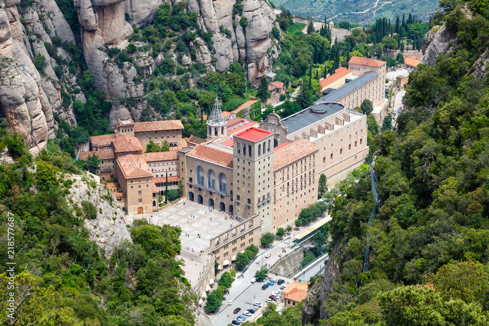 Montserrat Kloster Barcelona Spanien Reise