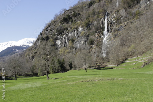 Swiss waterfall