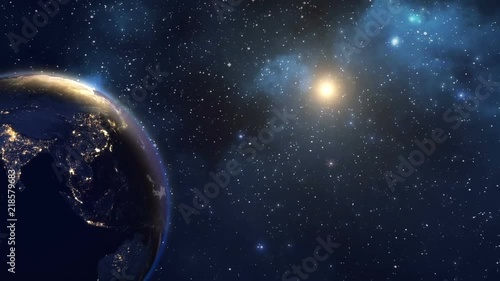Earth Planet in Space