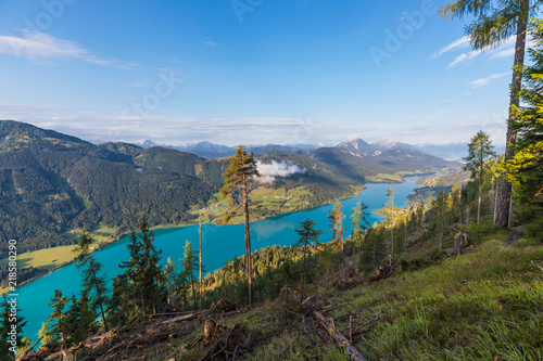 Hiking From Lake Weissensee To Mt. Latschur 2.336m In Carinthia Austria photo