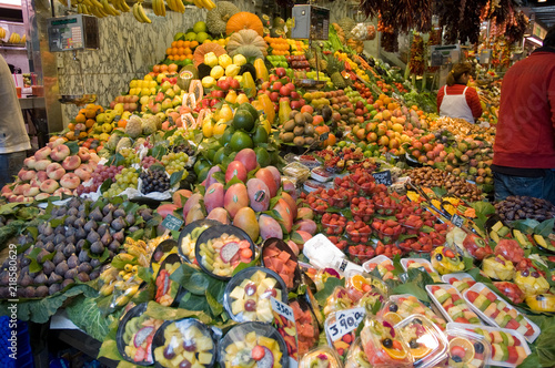 Fruit stall, Mercat de la Boqueria
