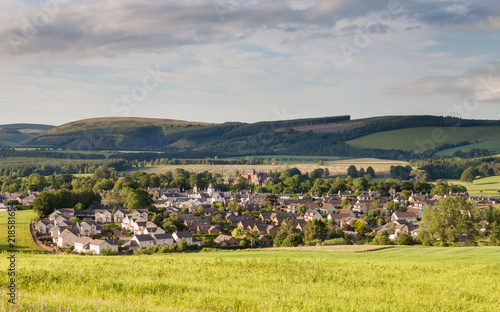 Lauder Skyline.  A view of the Lauder skyline, a town situated in the Scottish Borders. photo