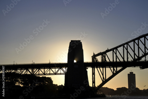 Sydney Harbour Bridge at Sunset photo