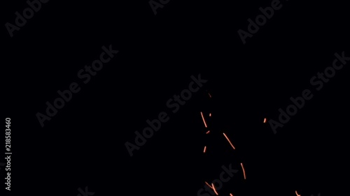 Sparks from Bonfire
