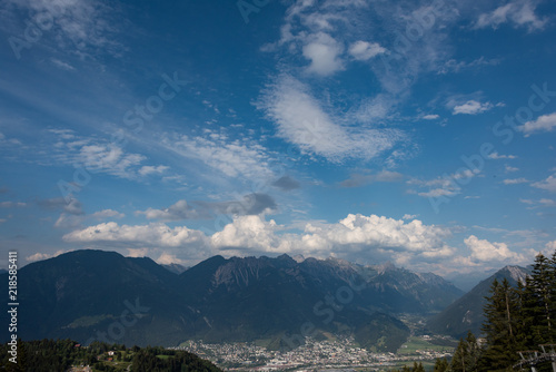 Himmel über den Bergen