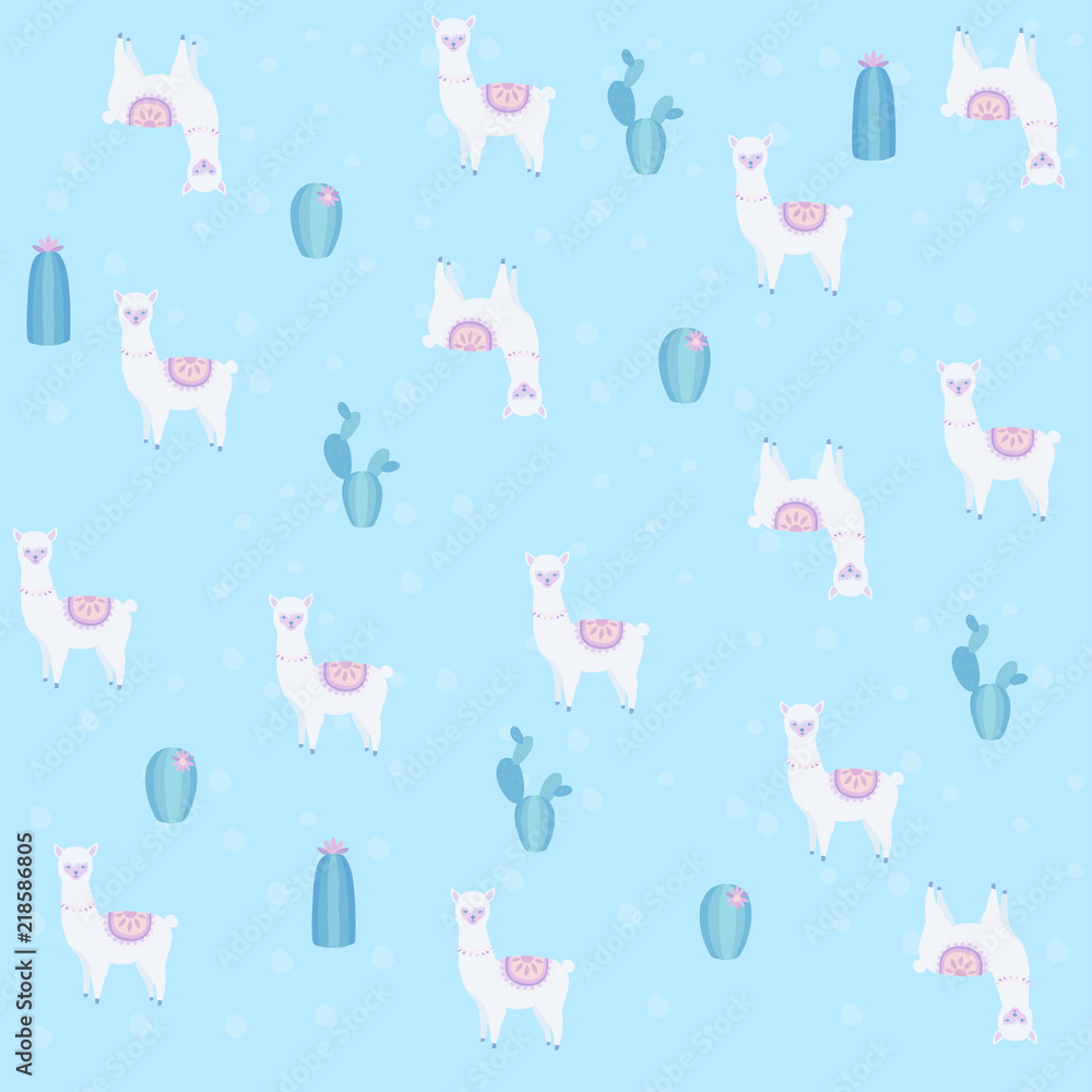 Llama Print Fabric