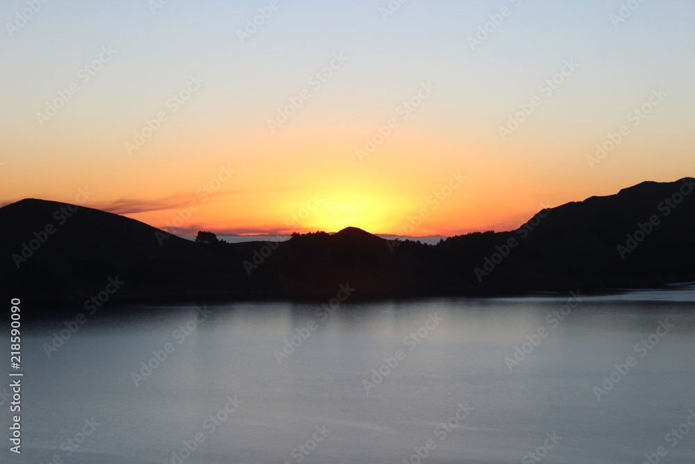 Sunset in Isla del Sol (Bolivia)