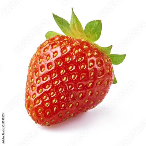 Fresh tasty ripe strawberry isolated