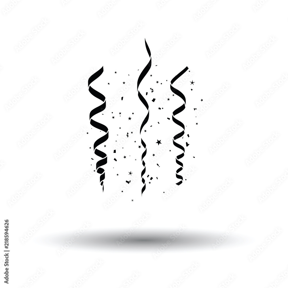 Obraz premium Party serpentine icon