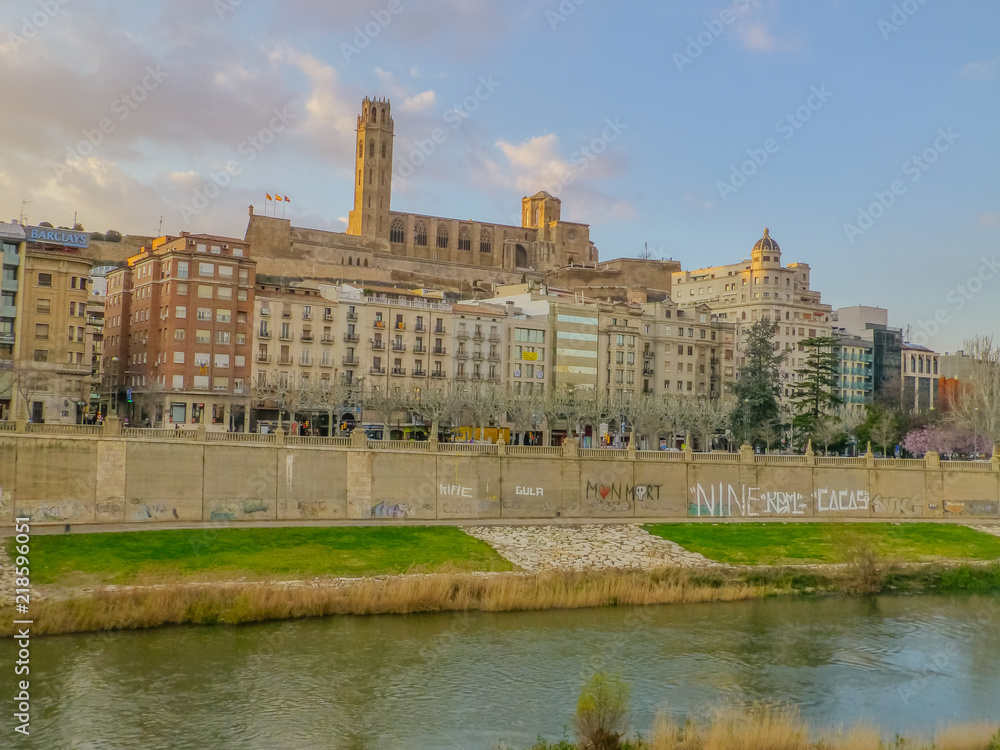 Lleida, ciudad de Cataluña, España
