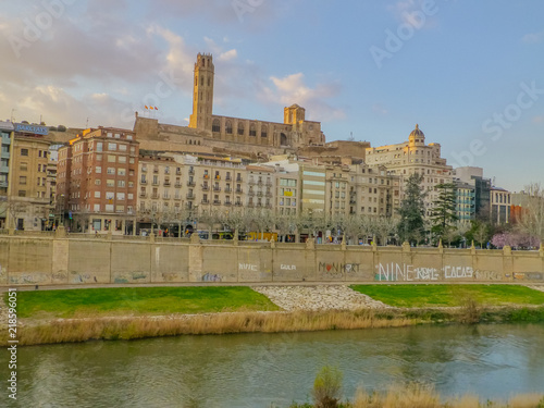 Lleida, ciudad de Cataluña, España