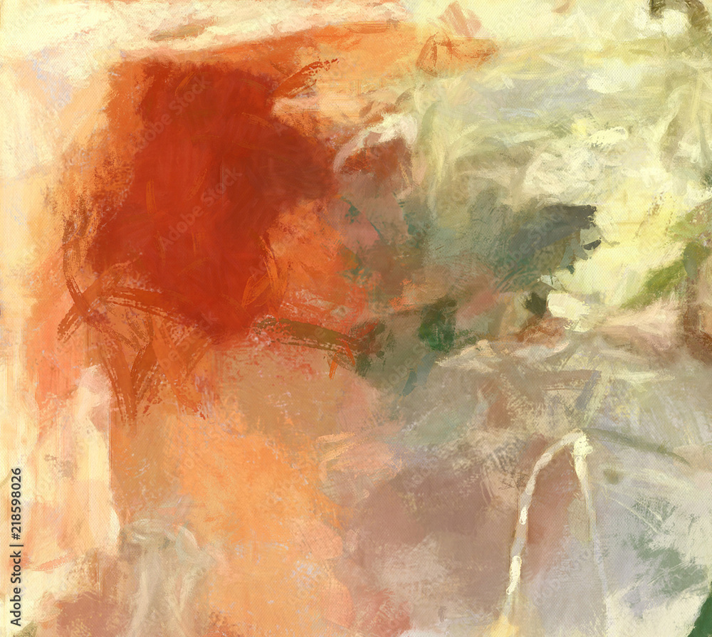 custom made wallpaper toronto digitalDetailed close-up grunge multi color abstract background. Dry brush strokes hand drawn oil painting on canvas texture. Creative simple pattern for graphic work, web design or wallpaper.