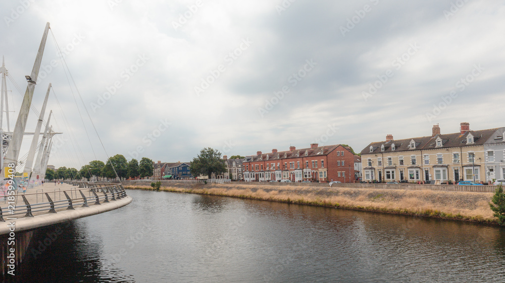 Cardiff Inner City. Capitol of Wales