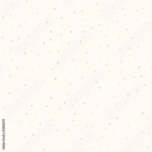 Rose dot pattern. Seamless vector