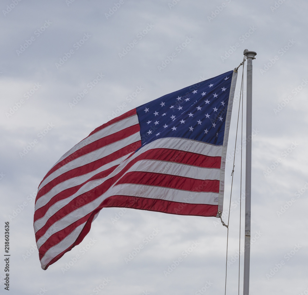 Obraz premium Flag in the wind