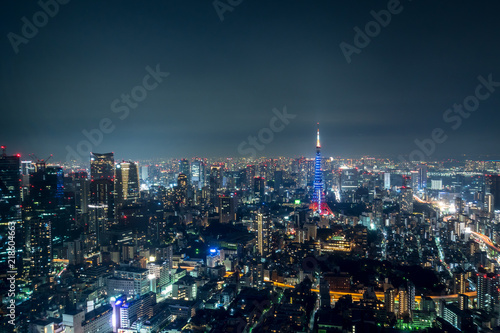東京の夜空と都市夜景２ © onotorono