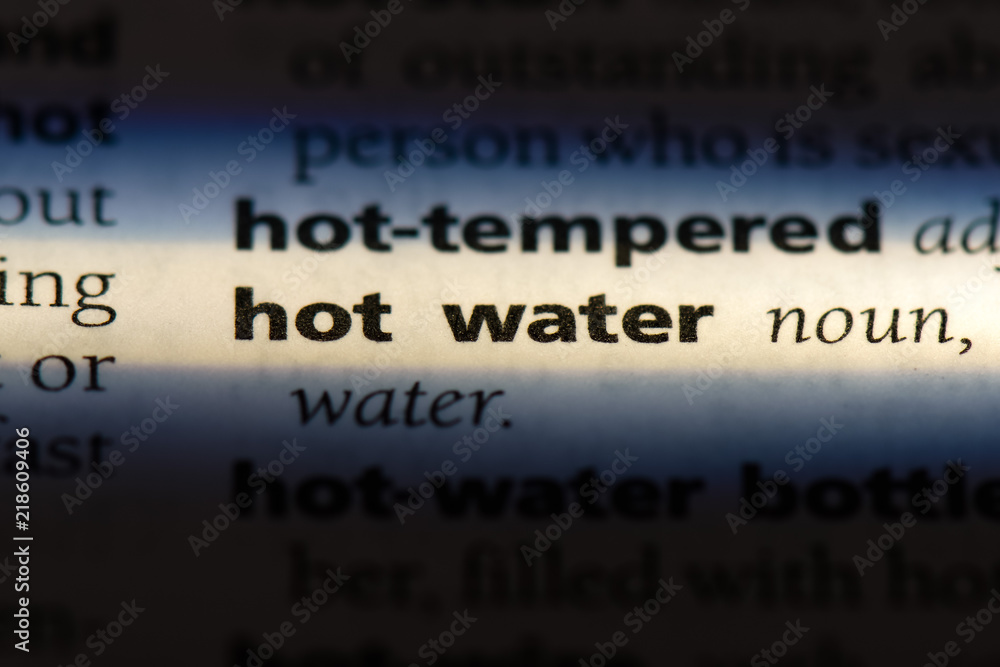 hot water