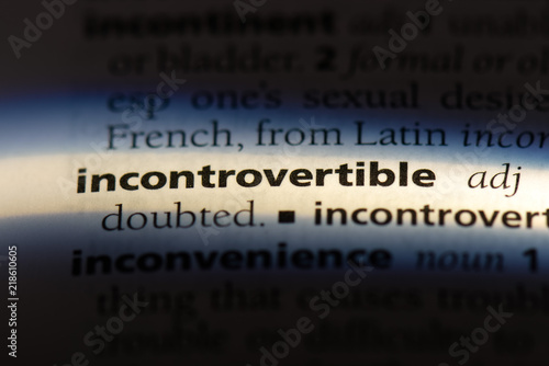 incontrovertible