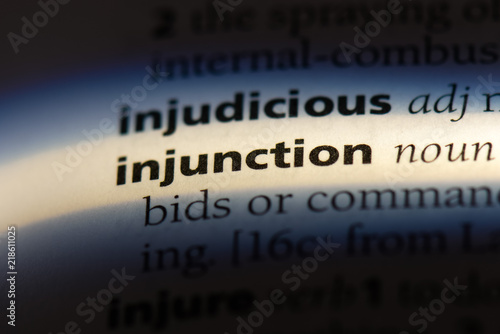 Canvas Print injunction