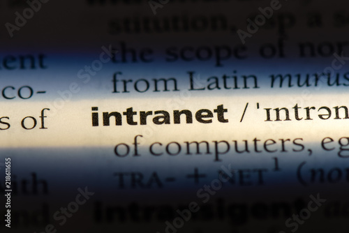 Bild auf Leinwand intranet