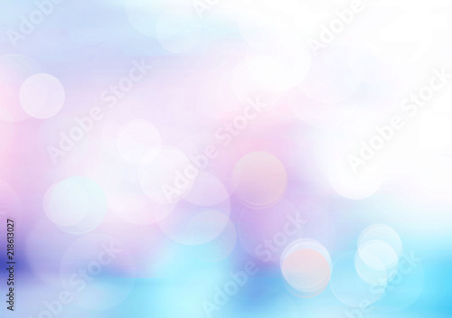 Colorful bokeh background blur