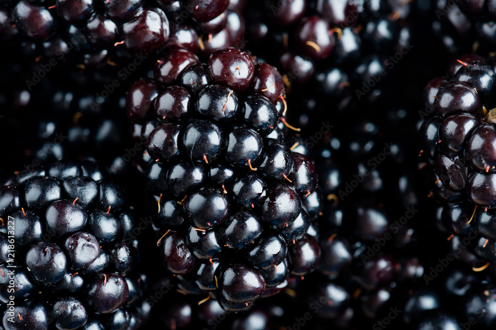 Fresh Ripe Blackberries Fresh Ripe Blackberries