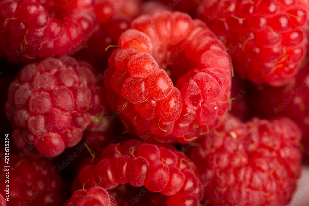 Fresh and sweet raspberries Fresh and sweet raspberries