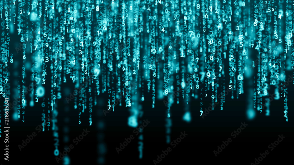 Data technology background. Big data visualization. Flow of data. Information code. Background in a matrix style. 4k rendering. Data technology background. Big data visualization. Flow of data. Information code. Background in a matrix style. 4k rendering.
