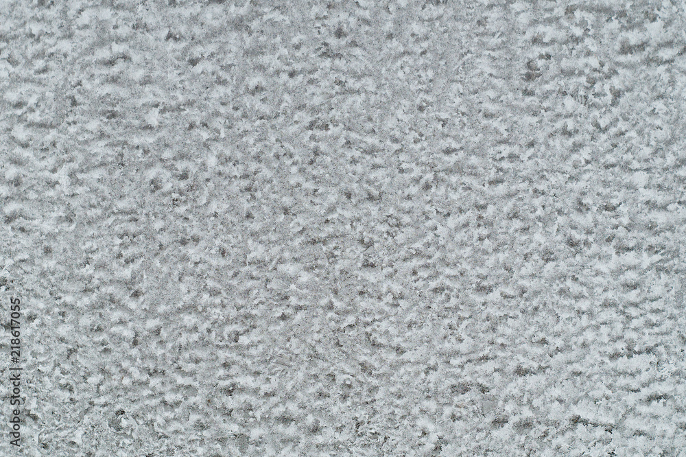 Frosted winter window Frosted winter window