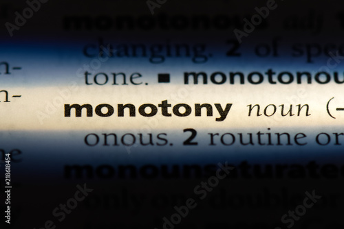 Fotografie monotony