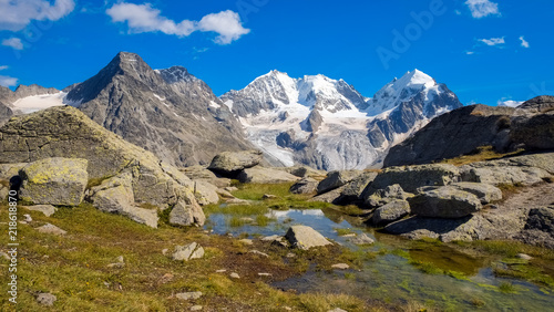 Fuorcla Surlej is one of the most beautiful places in Engadin. You can enjoy the view on the glaciers and Piz Roseg and Piz Bernina, it is simply breathtaking.