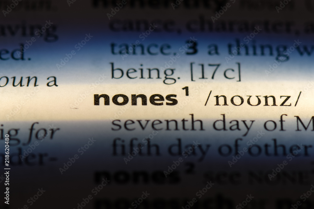 nones